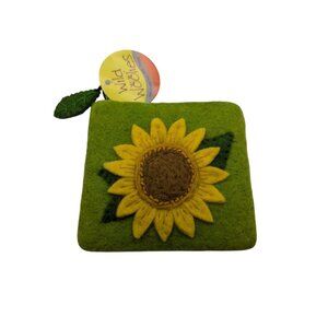 Wild Woolies  Sunny Sunflower Coin Purse NWT